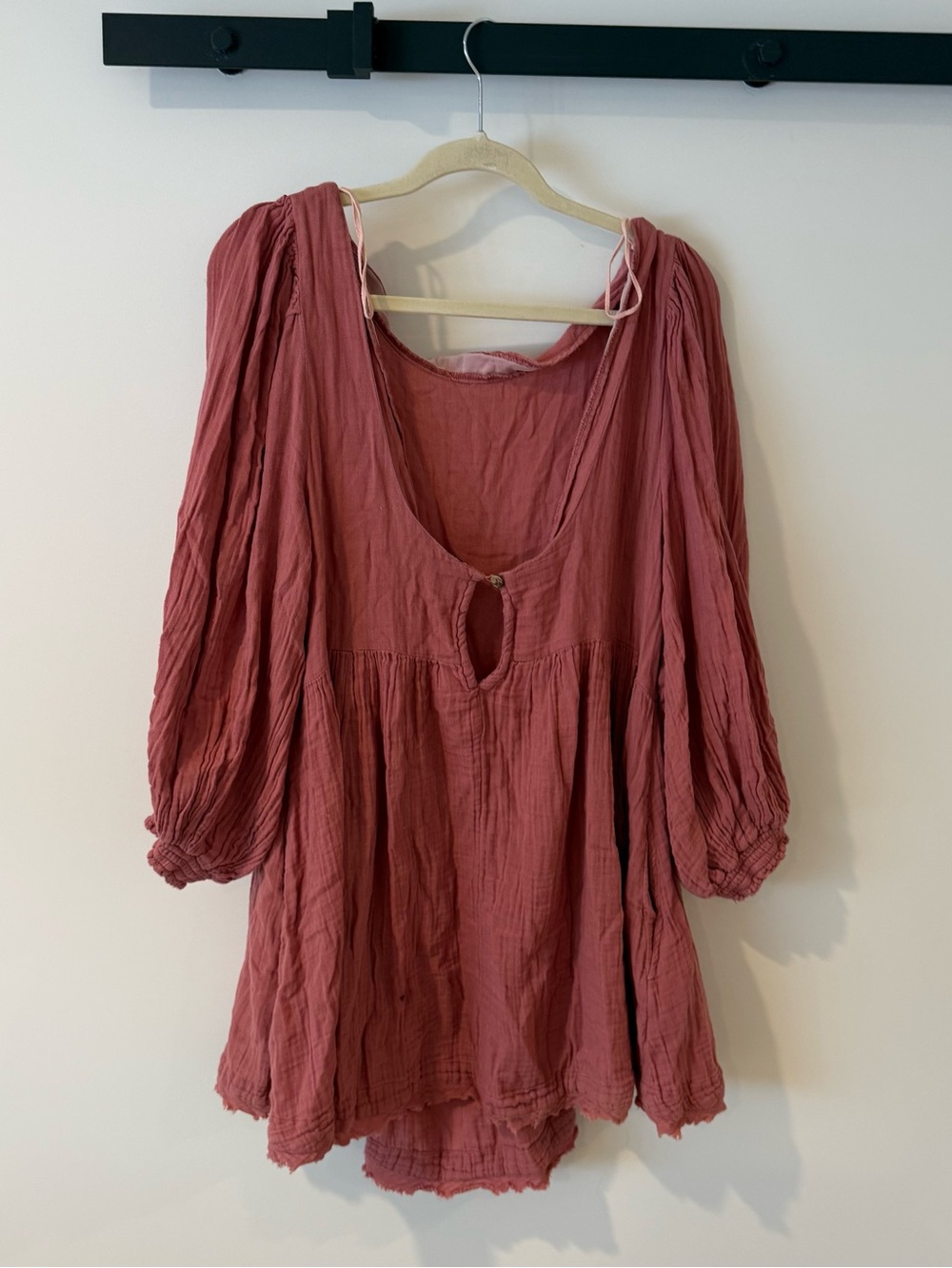 🌺 Free People Boho Babydoll Dress – Flowy & Effortless 🌺 - Picture 2 of 4